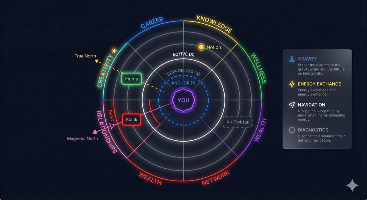 The Stack Compass Model